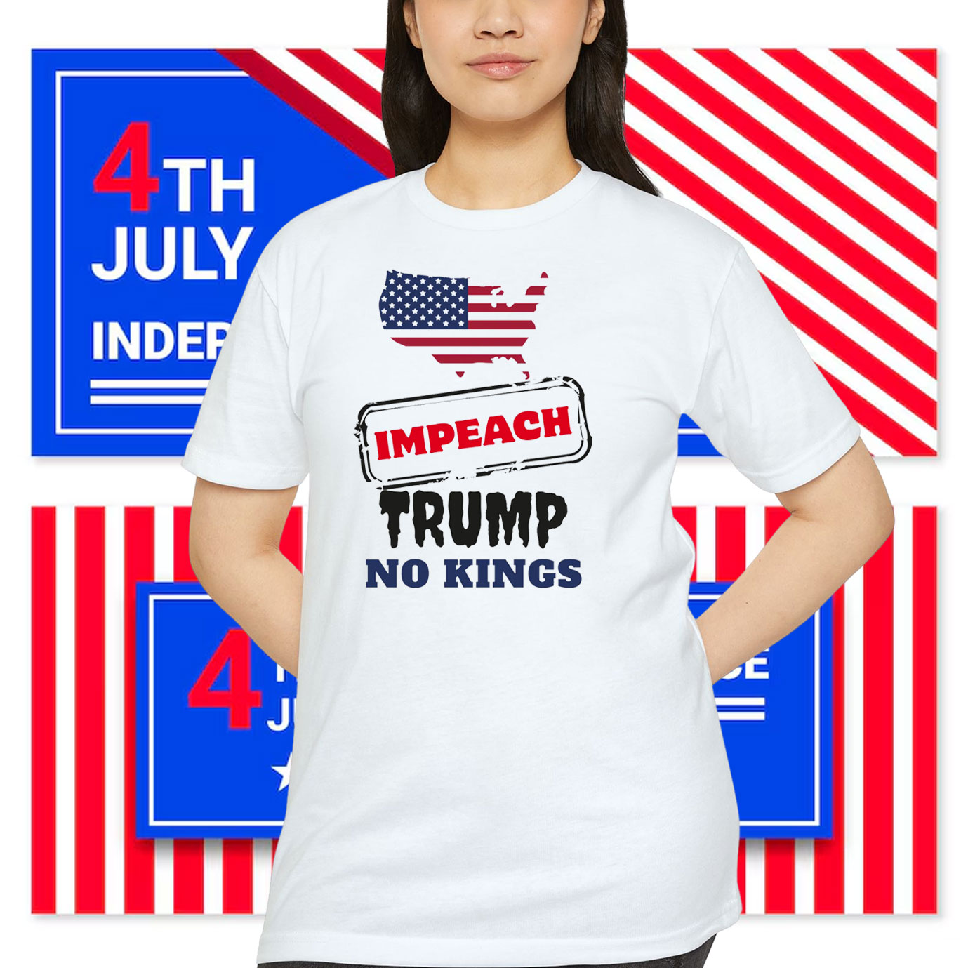Impeach Trump No Kings Shirts