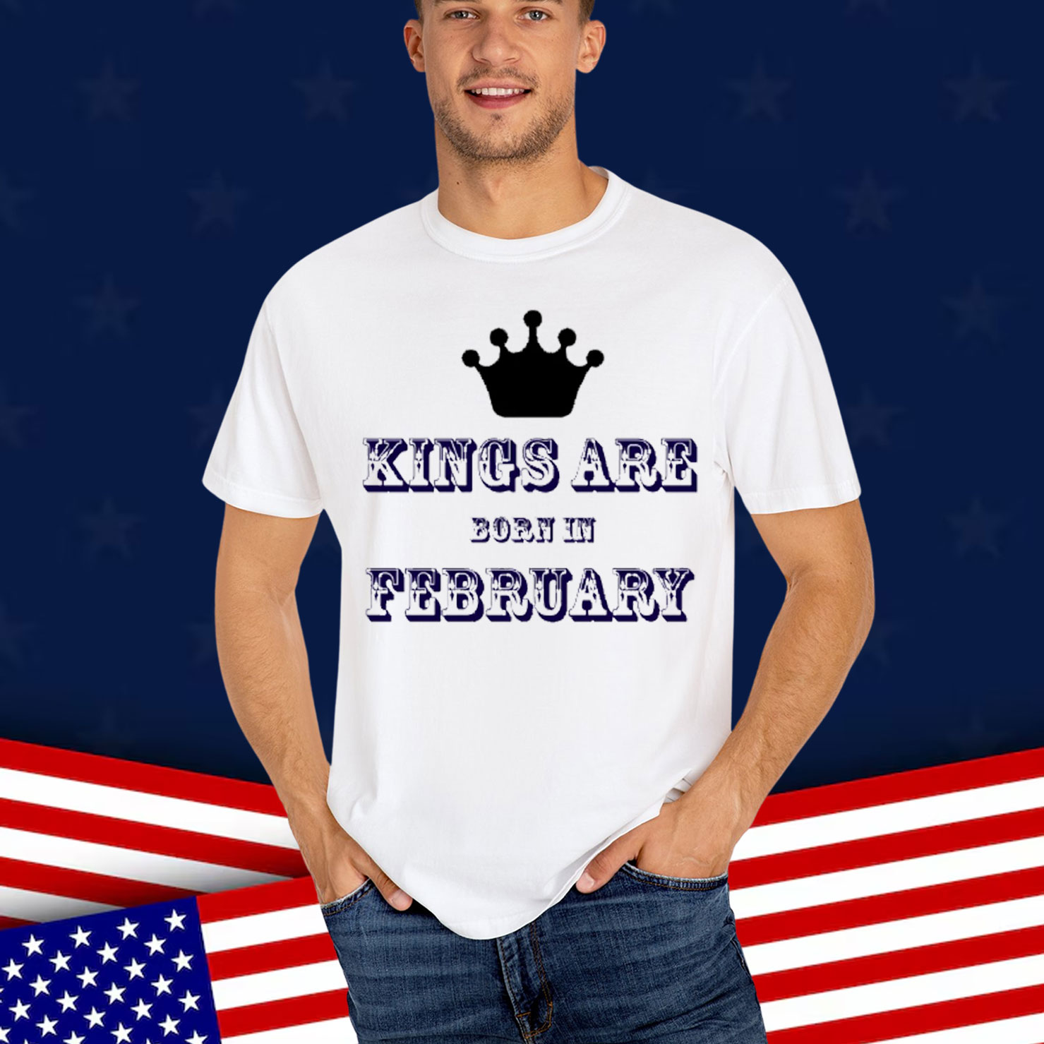 Kings Are Born In February Shirt