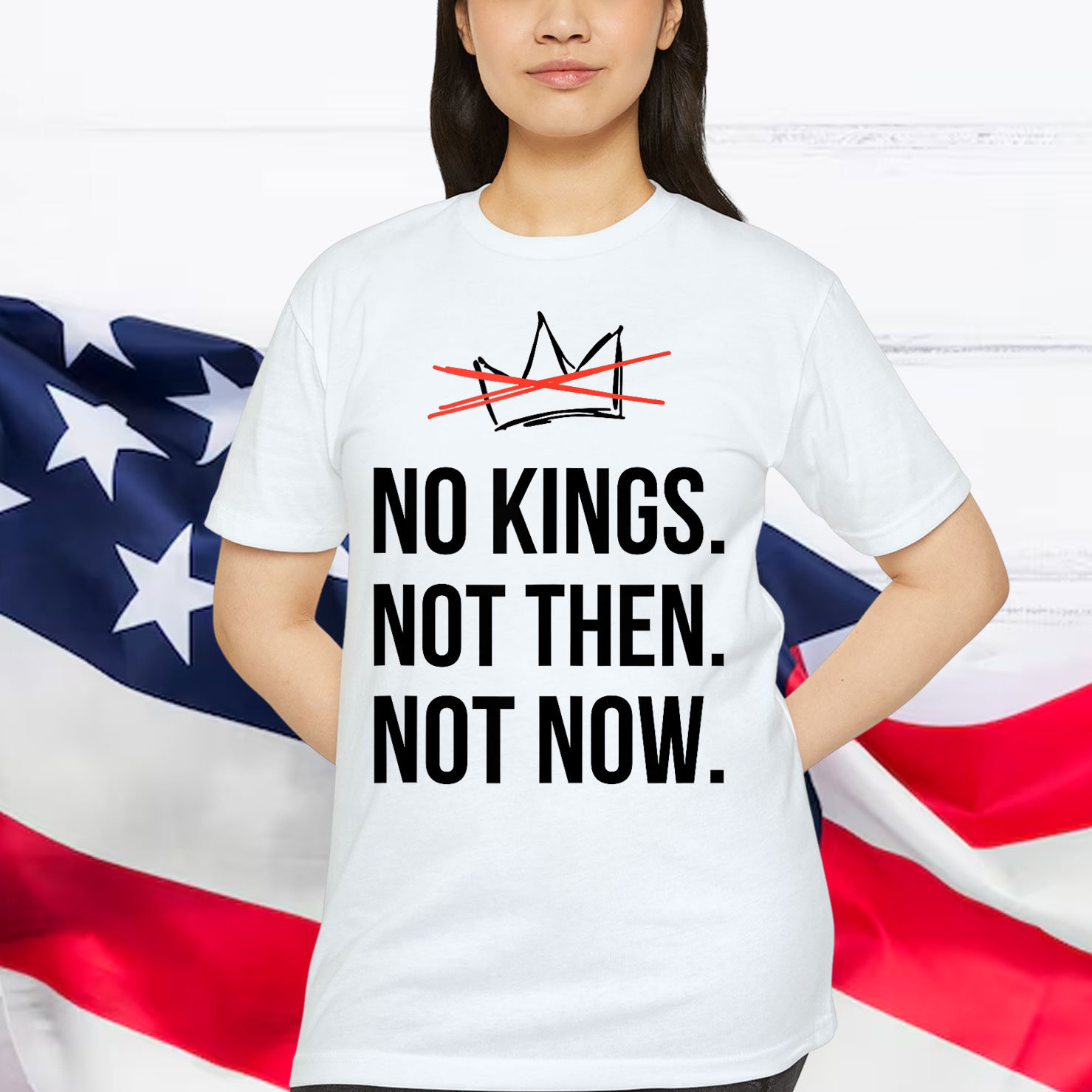 Kings Not Then Not Now Political Protest T-Shirt
