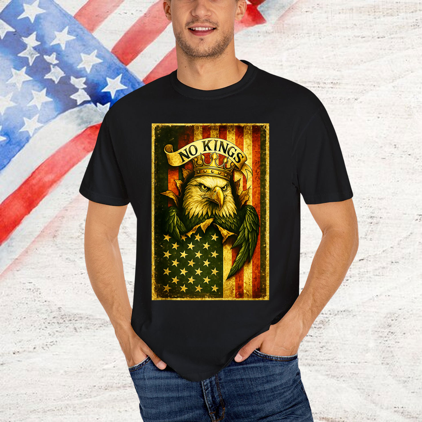 Kings Protest Graphic Bold Anti Tyranny Shirt