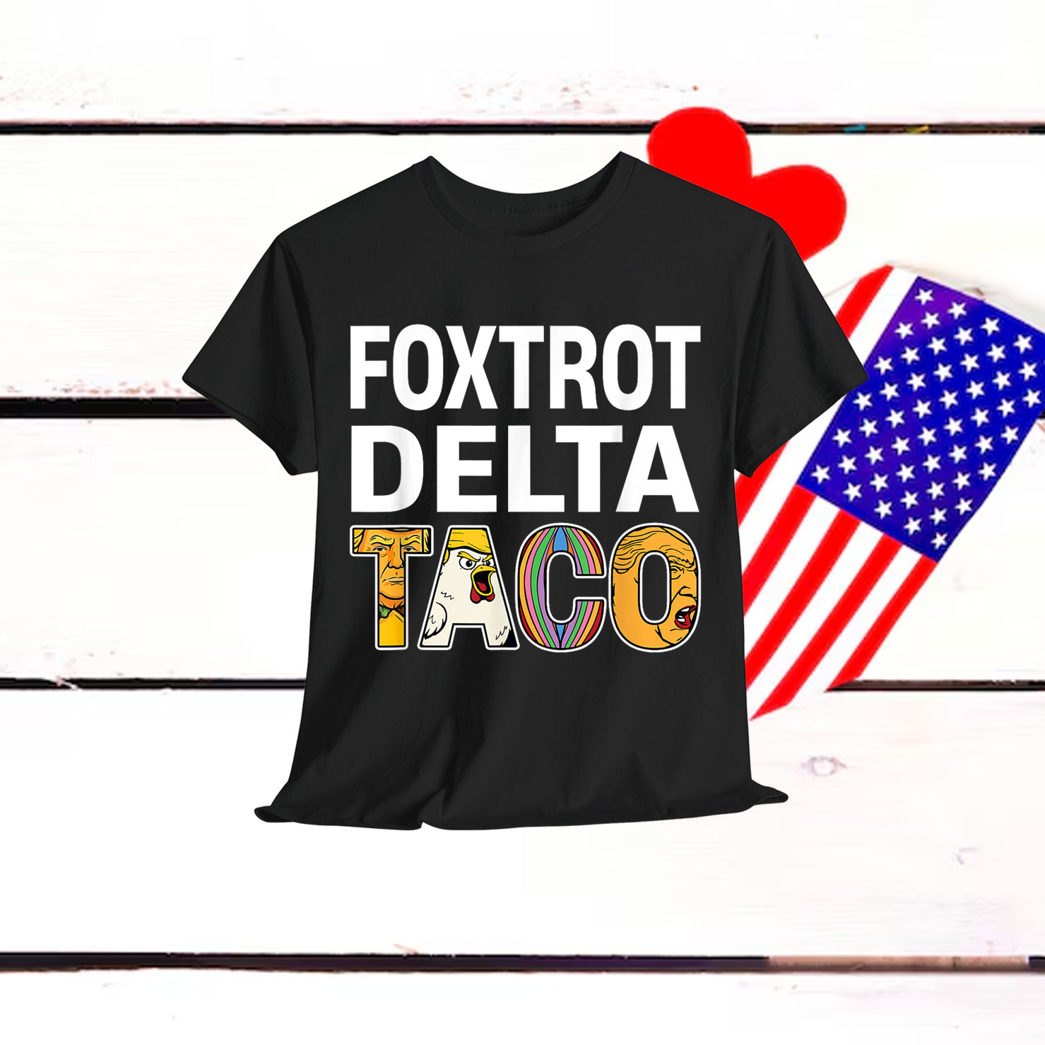 Let's Go Taco Chicken Trump Tariff Shirt