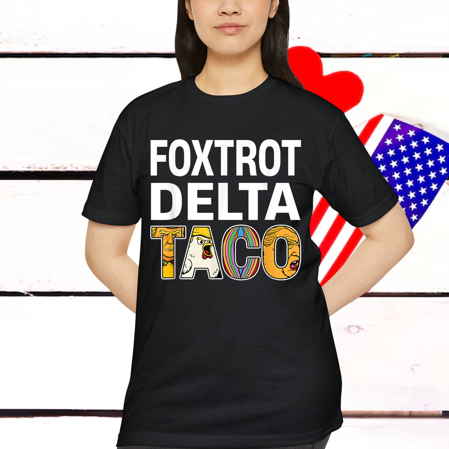 Let's Go Taco Chicken Trump Tariff Shirt