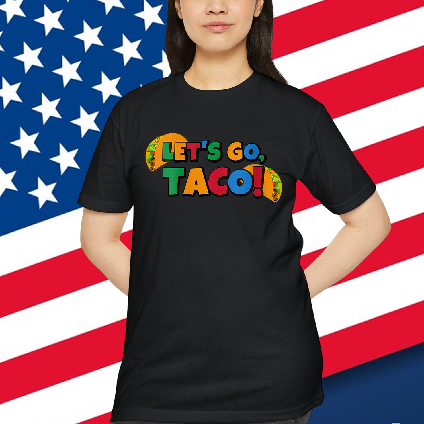Let's Go Taco Chicken Trump Tariff Shirt