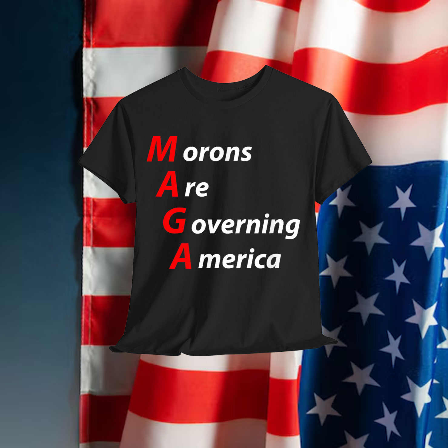 Morons Are Governing America Anti Trump Political Shirt