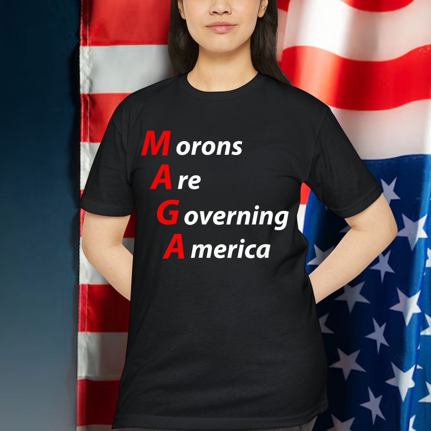 Morons Are Governing America Anti Trump Political Shirt