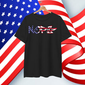NOPE No Kings In America Protest Sign USA Shirt