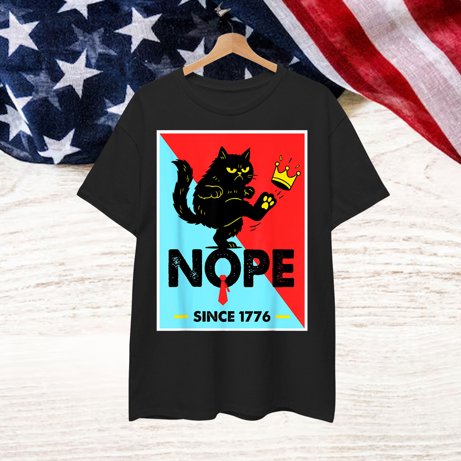 NOPE No Kings In America Since 1776 Political For Shirt