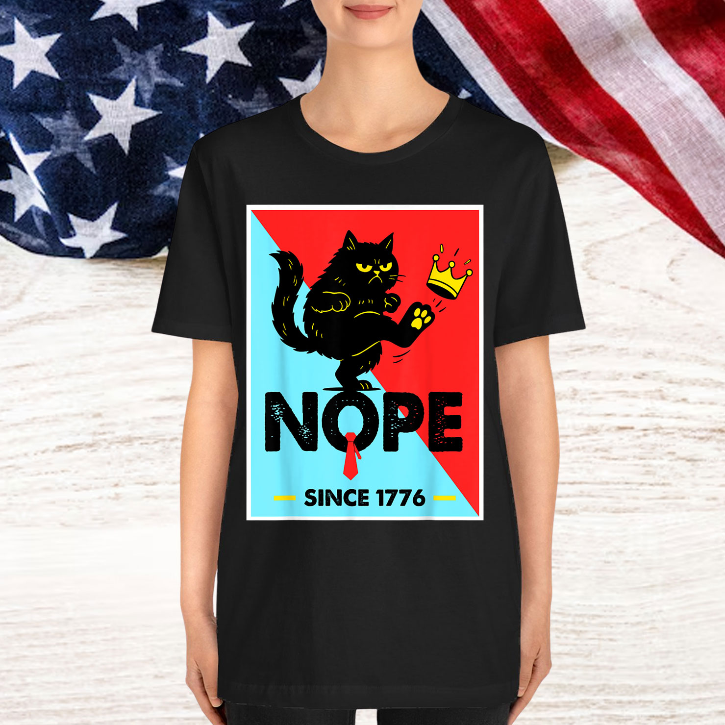 NOPE No Kings In America Since 1776 Political For Shirt