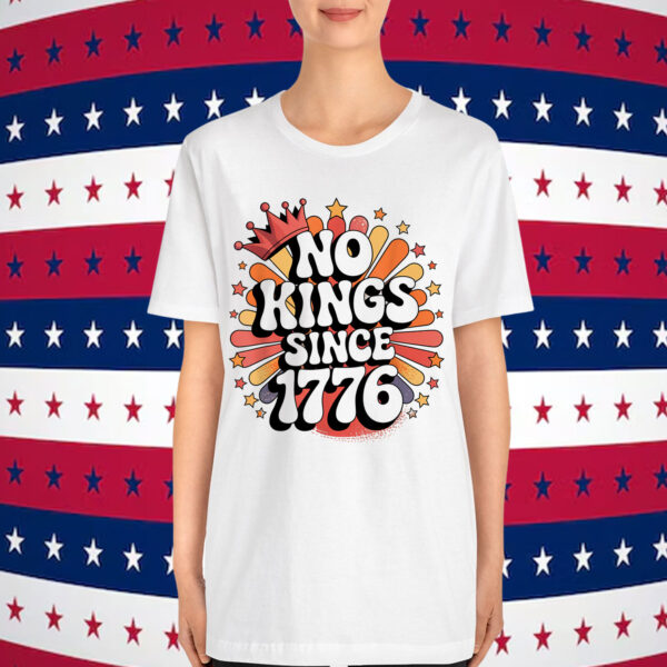No KINGS in America 1776 Spirit Patriotic Shirt