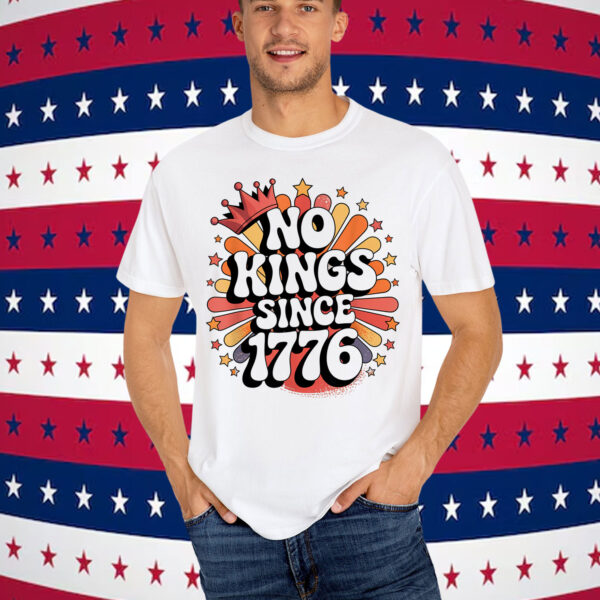 No KINGS in America 1776 Spirit Patriotic Shirt