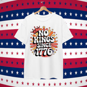 No KINGS in America 1776 Spirit Patriotic Shirt