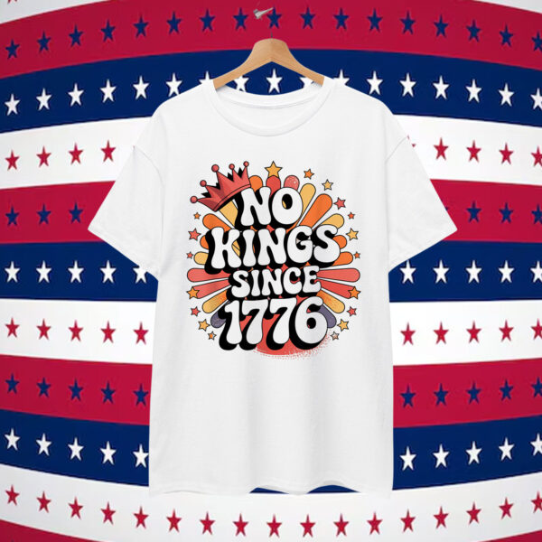No KINGS in America 1776 Spirit Patriotic Shirt