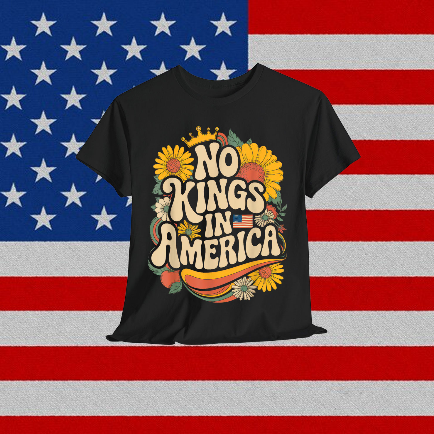 No King In American Shirt