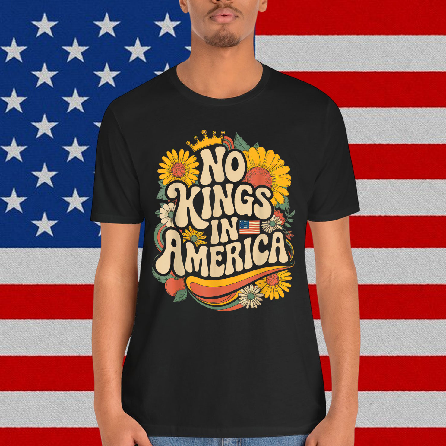 No King In American Shirt