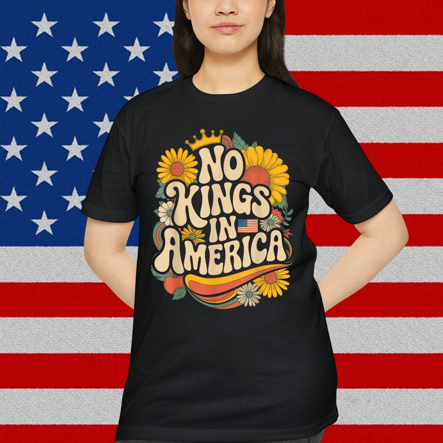 No King In American Shirt