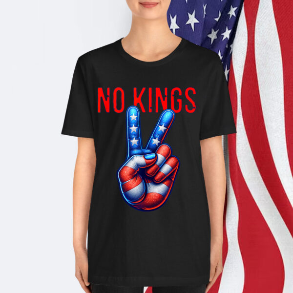 No Kings 20 in America Since 1776 Peace Sign Shirt