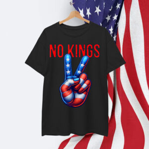 No Kings 20 in America Since 1776 Peace Sign Shirt