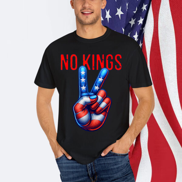 No Kings 20 in America Since 1776 Peace Sign Shirt