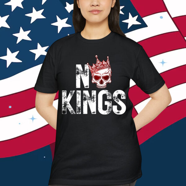 No Kings Anti System Rebel Mind Outlaw Spirit T-Shirt