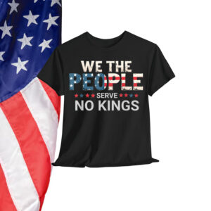 No Kings In America Democracy We The People T-Shirt