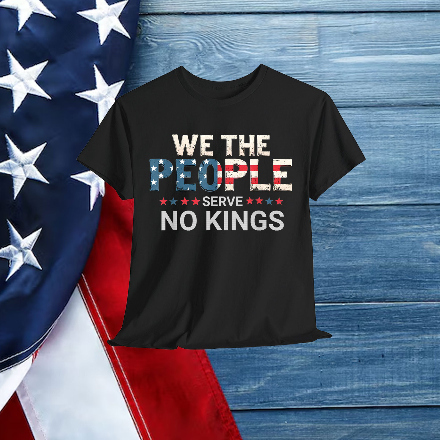 No Kings In America Democracy We The People Shirt