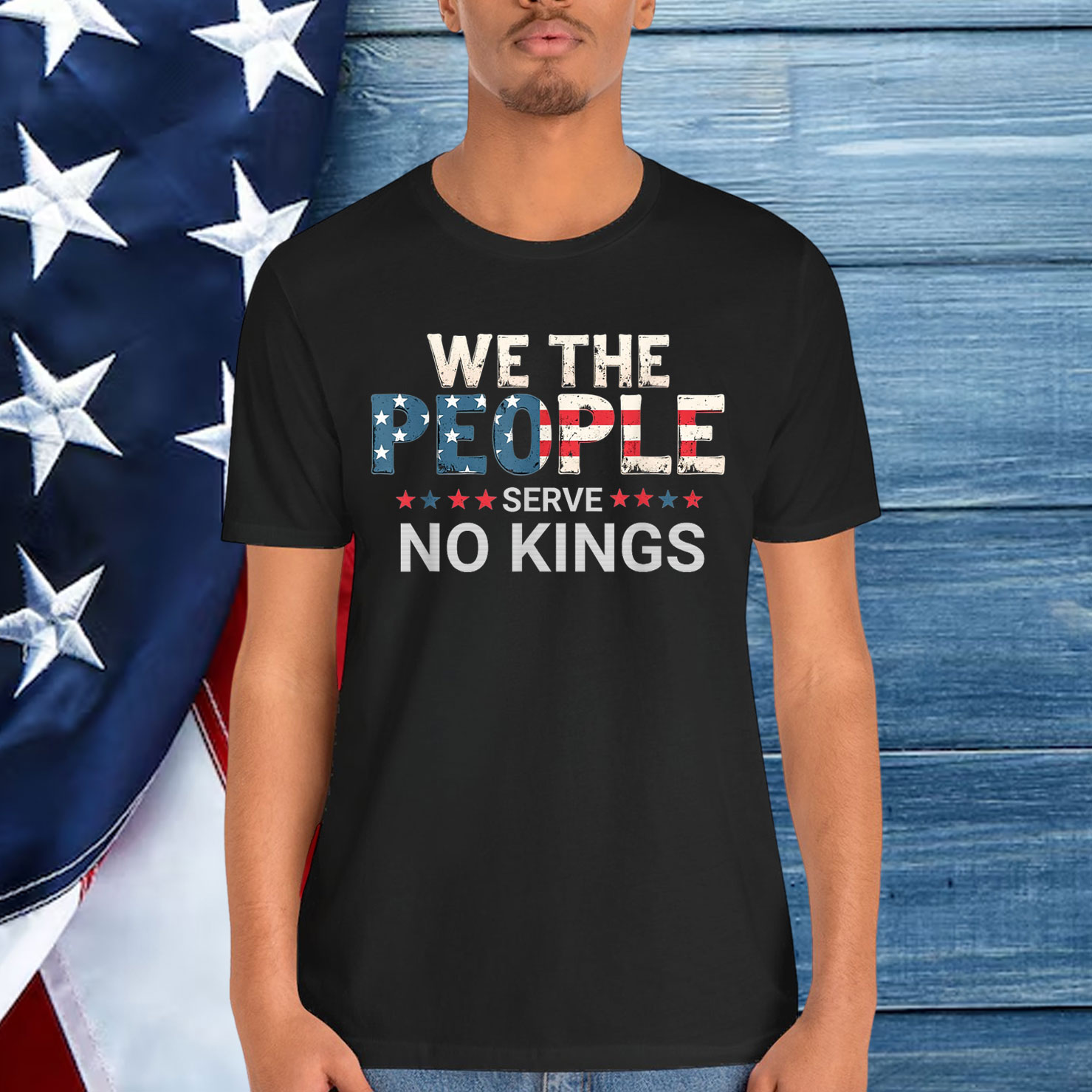 No Kings In America Democracy We The People Shirt