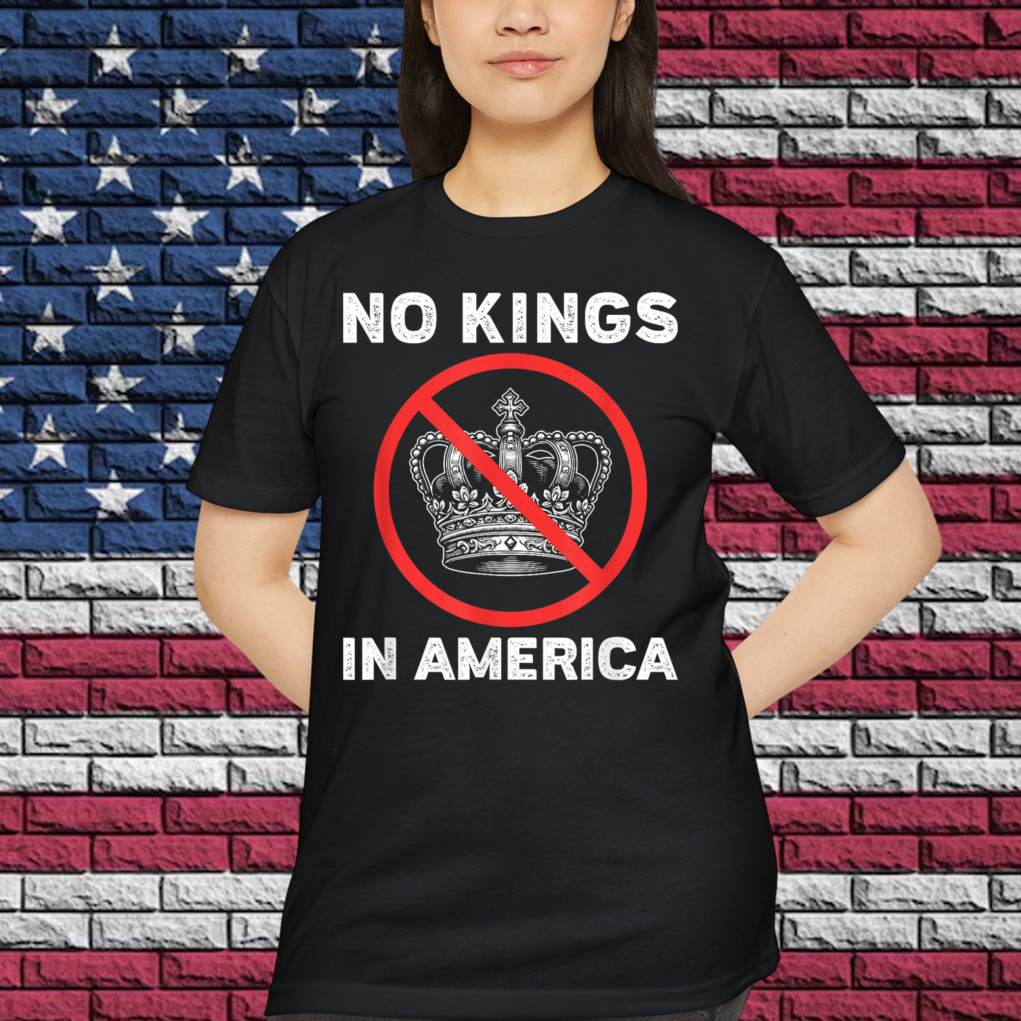 No Kings In America Political Protest Shirt