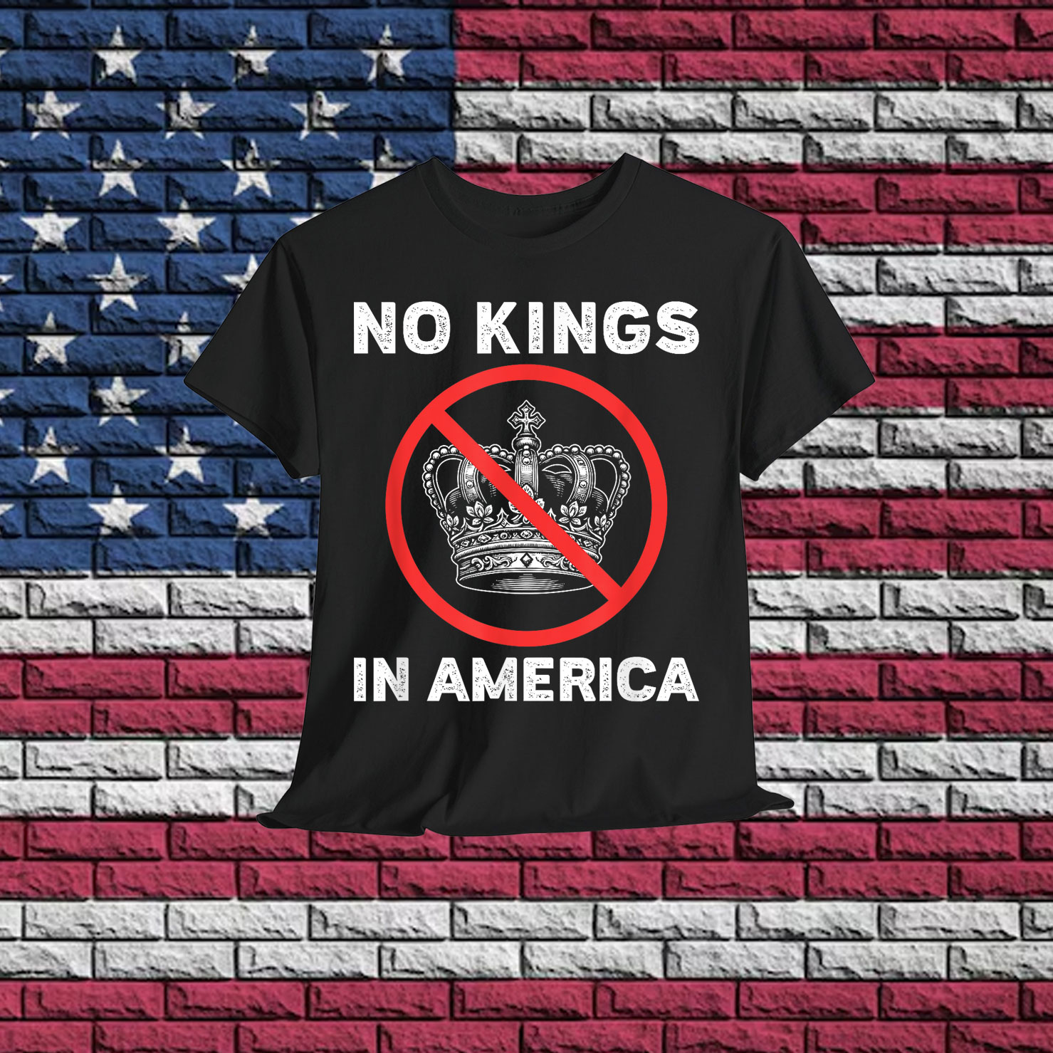 No Kings In America Political Protest Shirt