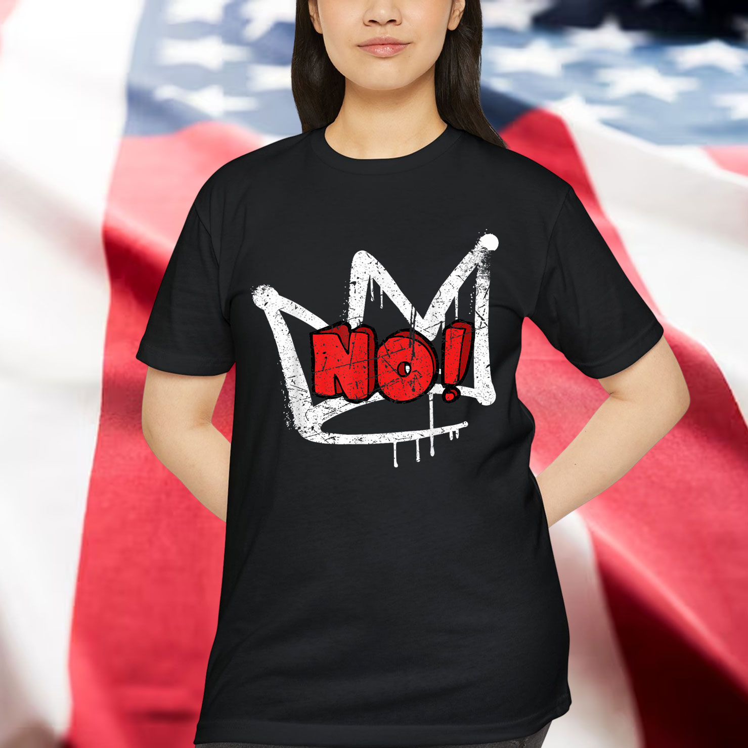 No Kings In America Pro Democracy Anti Monarchy Shirt