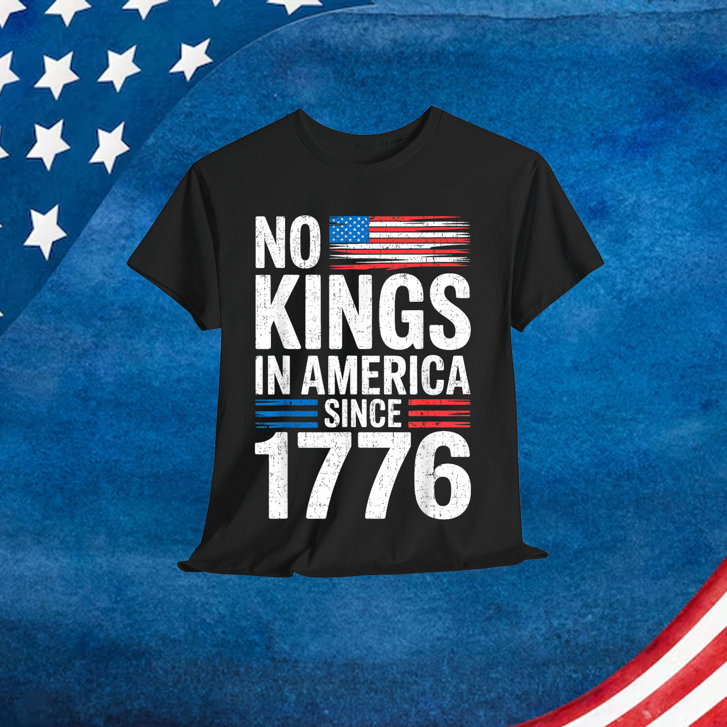 No Kings In America Shirt Rejecting Kings Patriotic Shirt