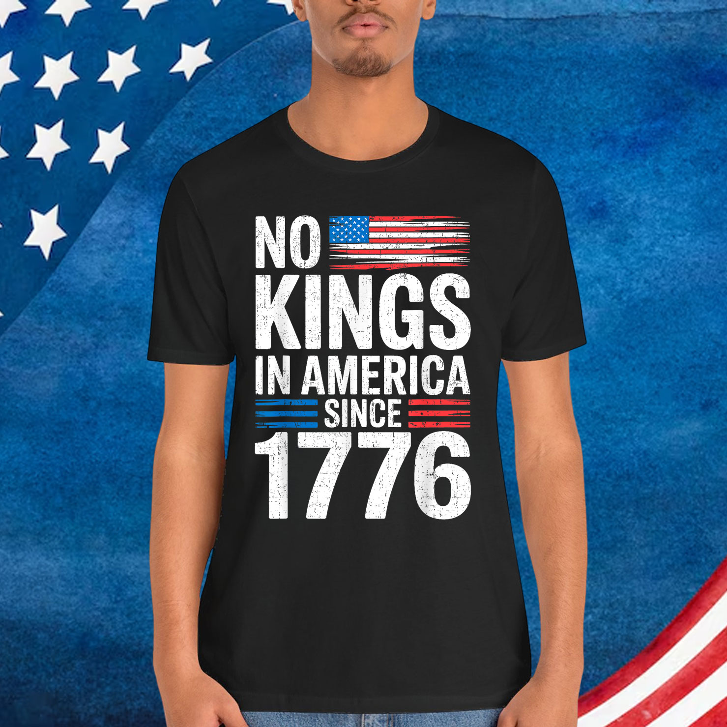 No Kings In America Shirt Rejecting Kings Patriotic Shirt