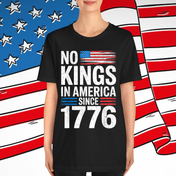 No Kings In America Shirt Rejecting Kings Patriotic Shirt