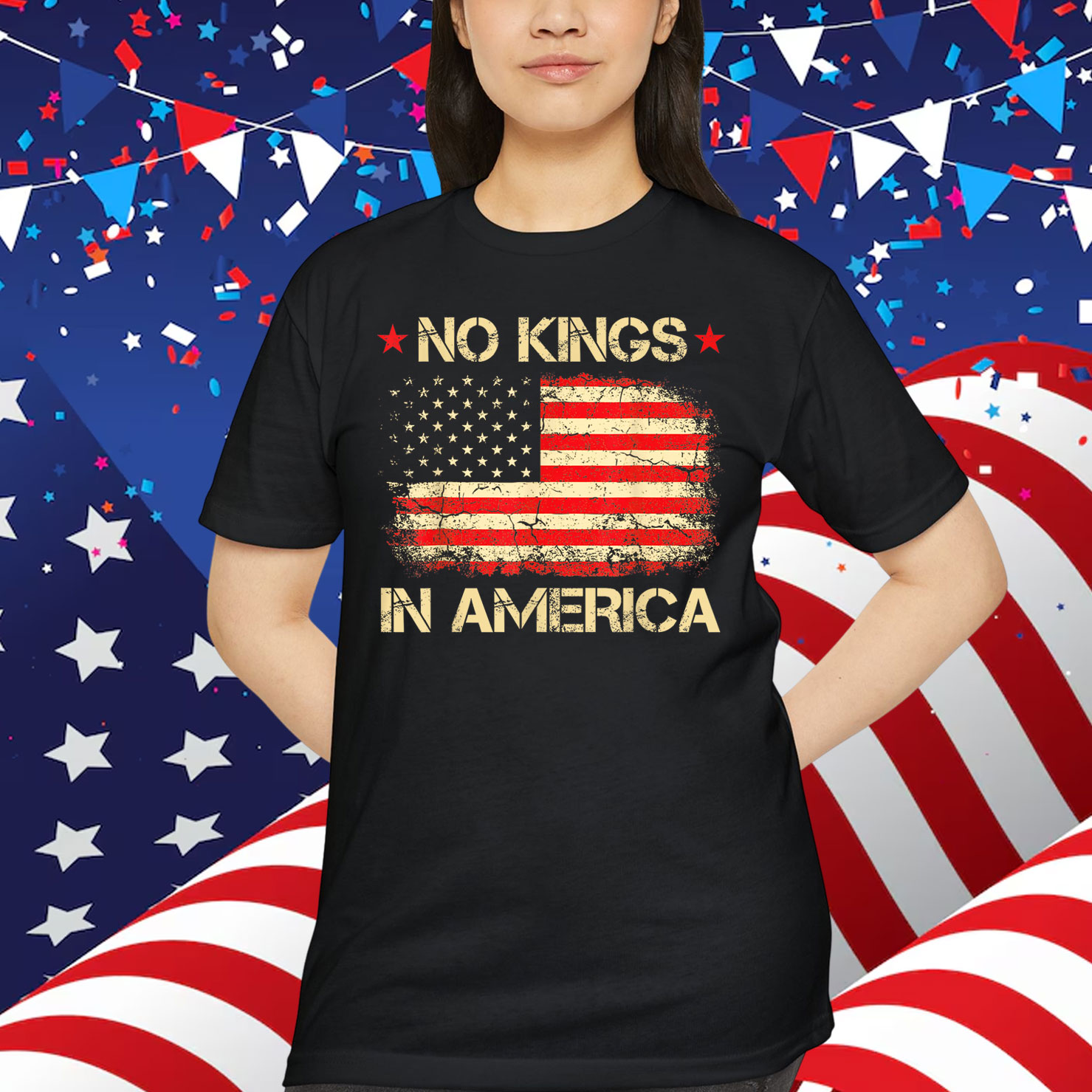 No Kings In America Shirt