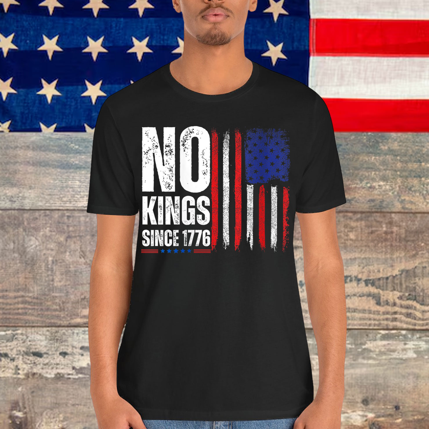 No Kings In America Since 1776 T-Shirt