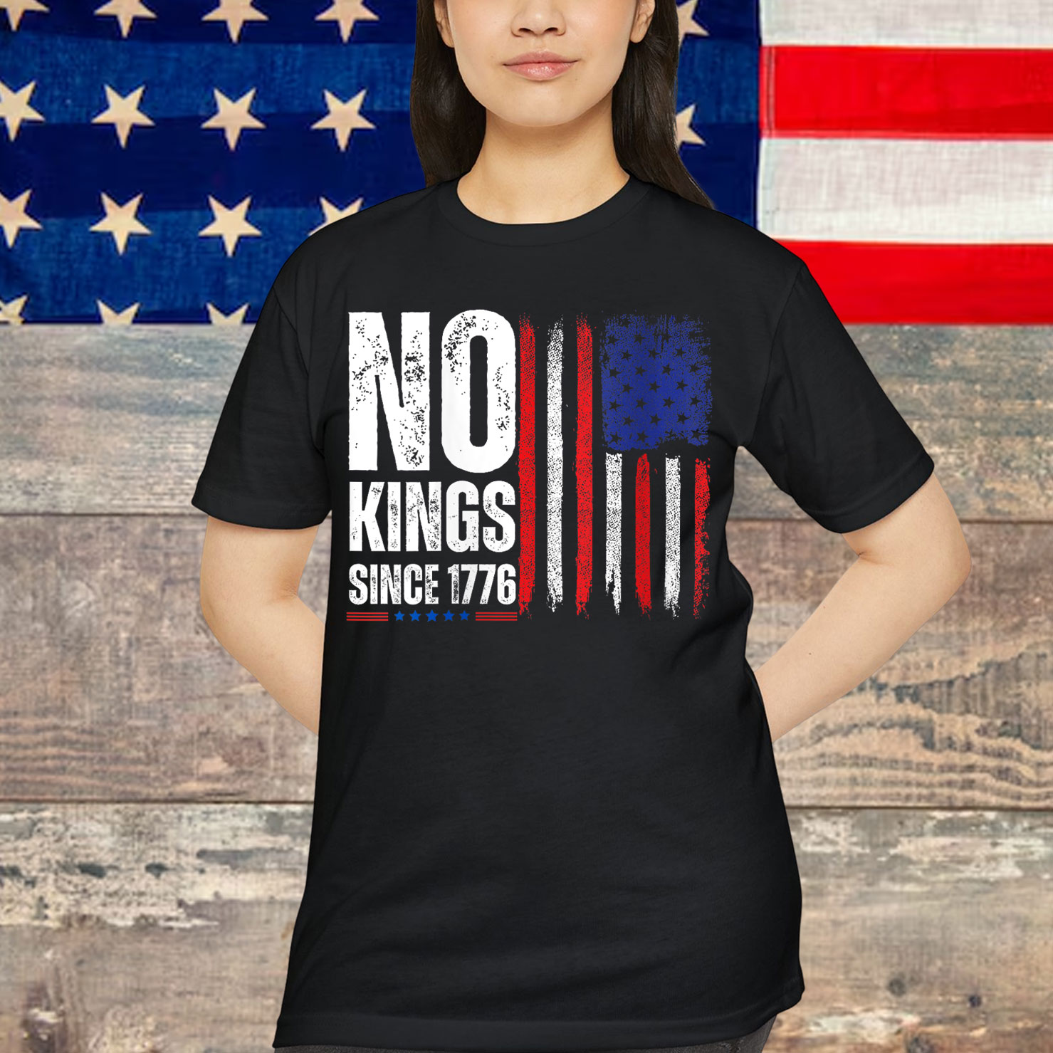 No Kings In America Since 1776 T-Shirt