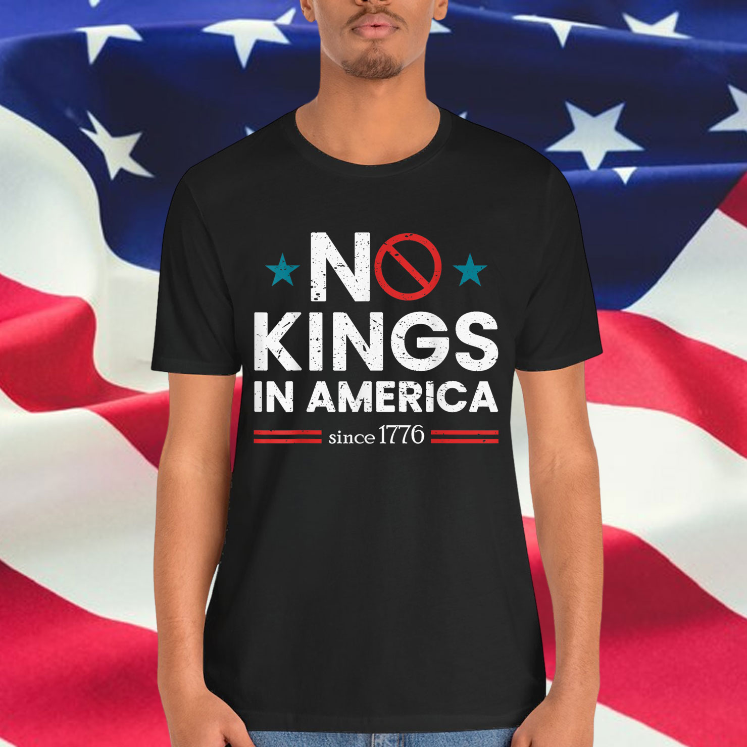 No Kings In America Since 1776 4th Shirt
