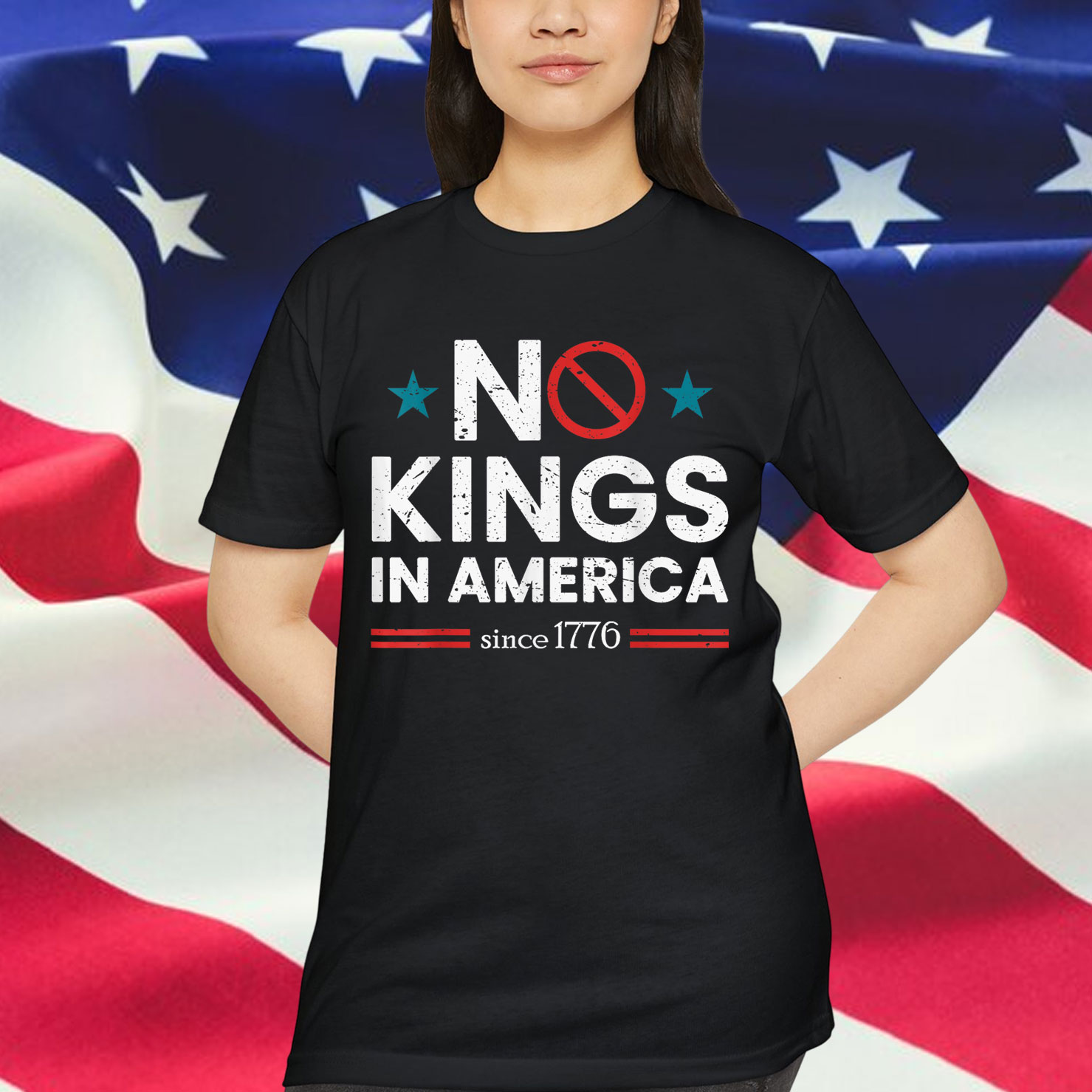 No Kings In America Since 1776 4th Shirt