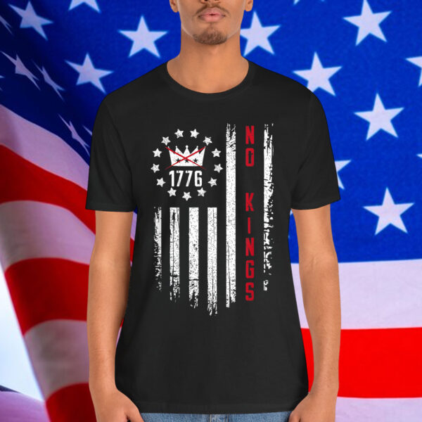 No Kings In America Since 1776 4th Of July American T-Shirt