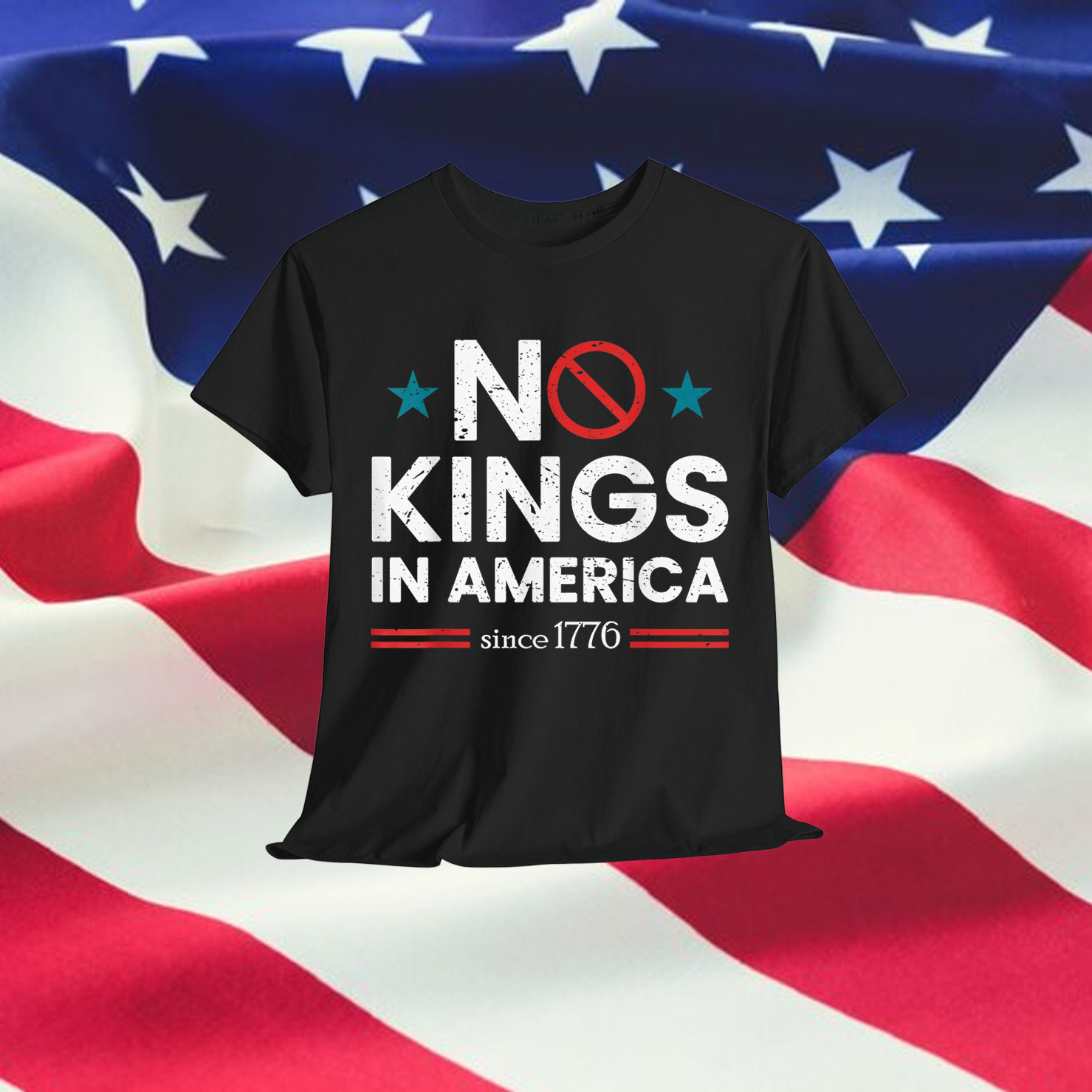No Kings In America Since 1776 4th Shirt