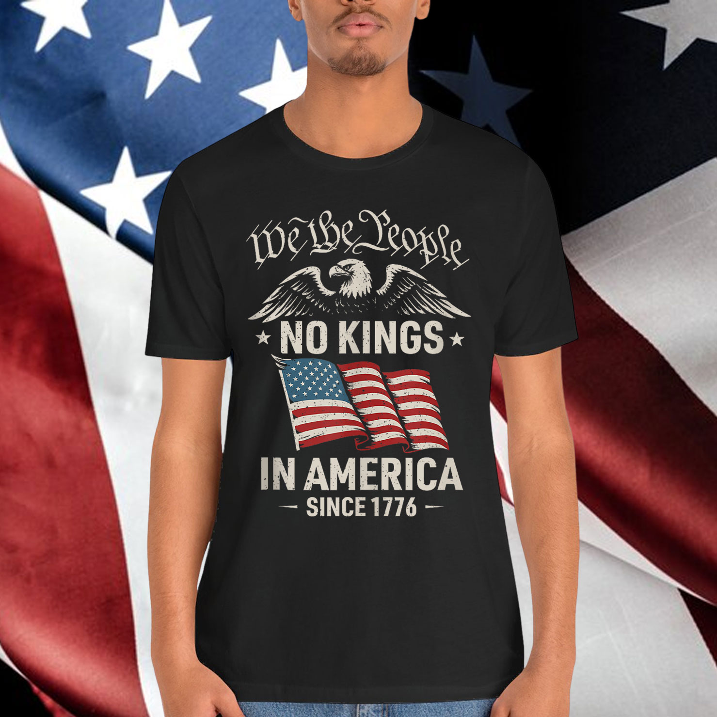 No Kings In Since 1776 America People Political Shirt