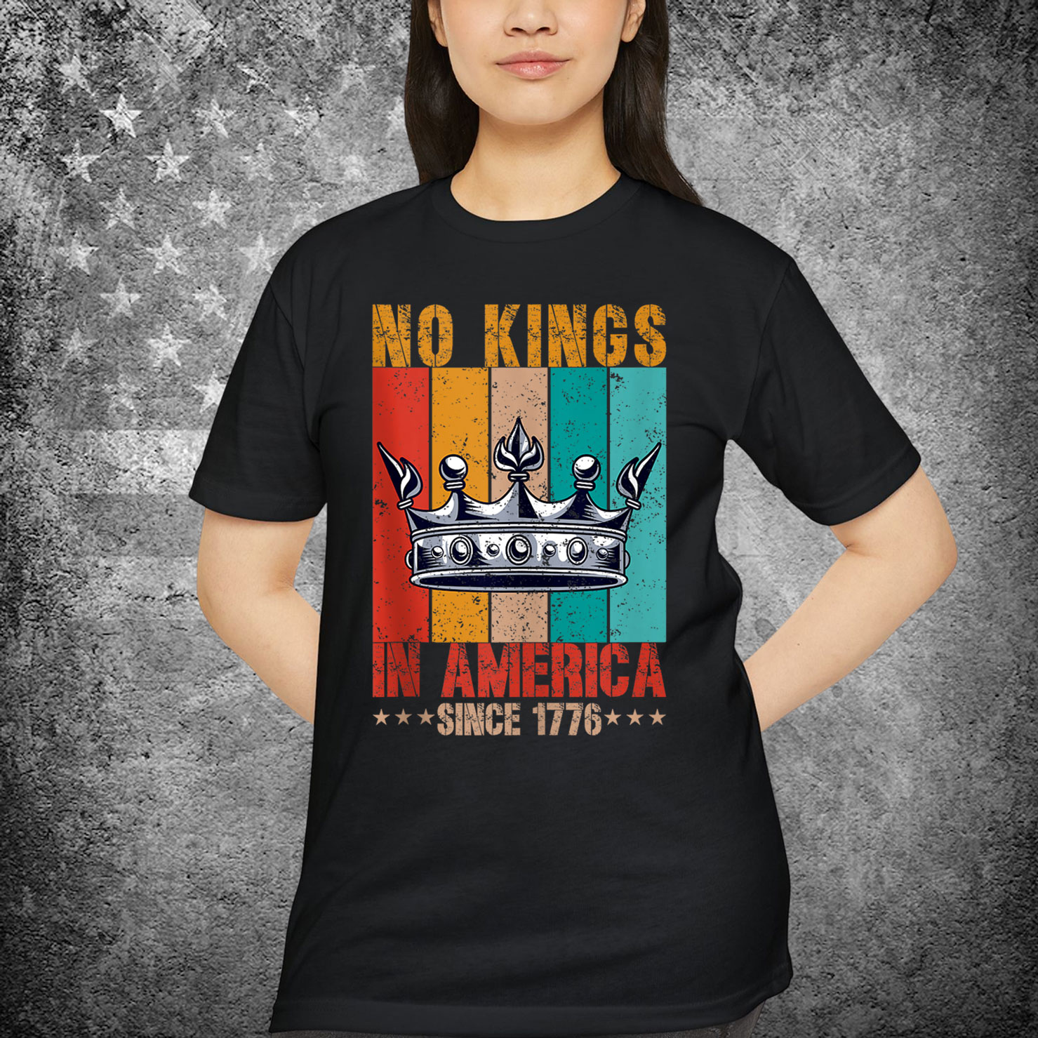 No Kings In America Since 1776 Patriotic Shirt