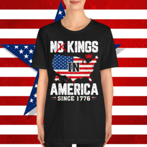 No Kings In America Since 1776 USA Shirt