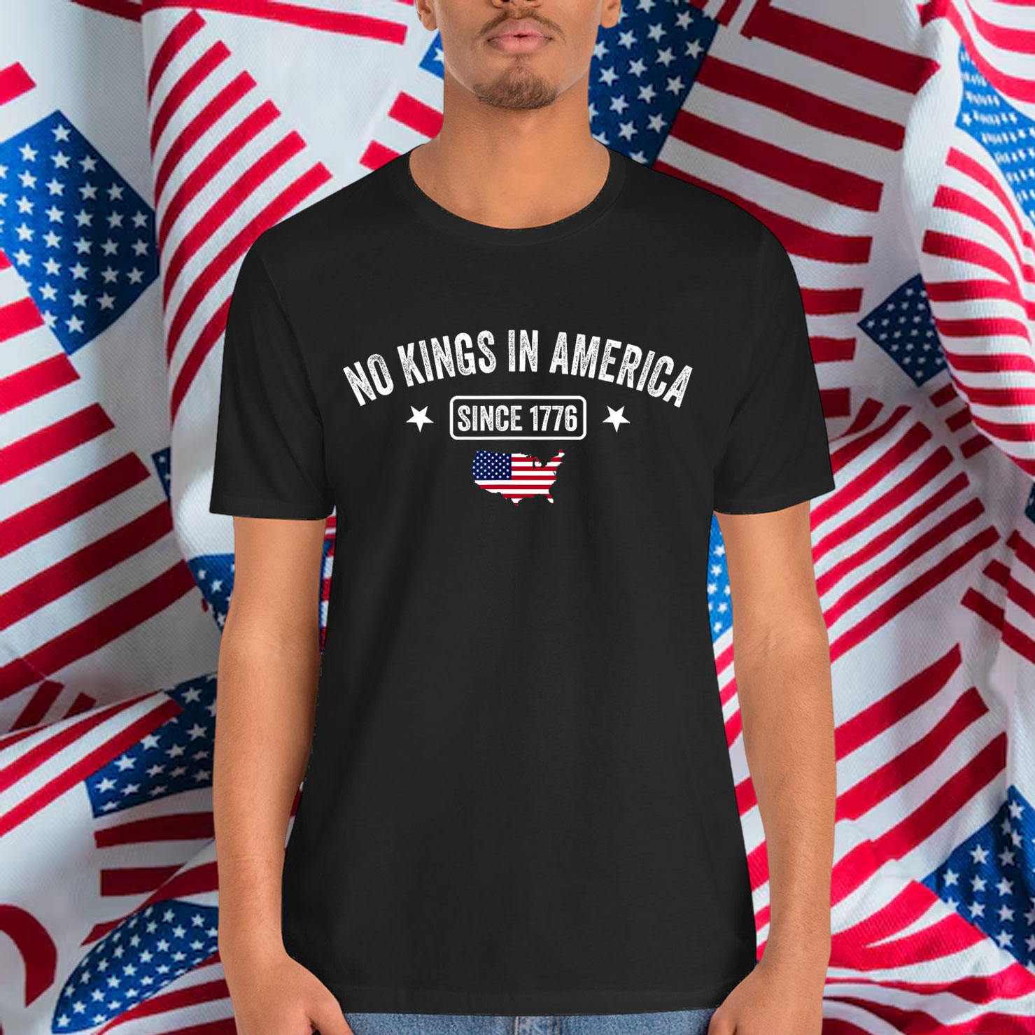 No Kings In America Since 1776 We The People USA Shirt
