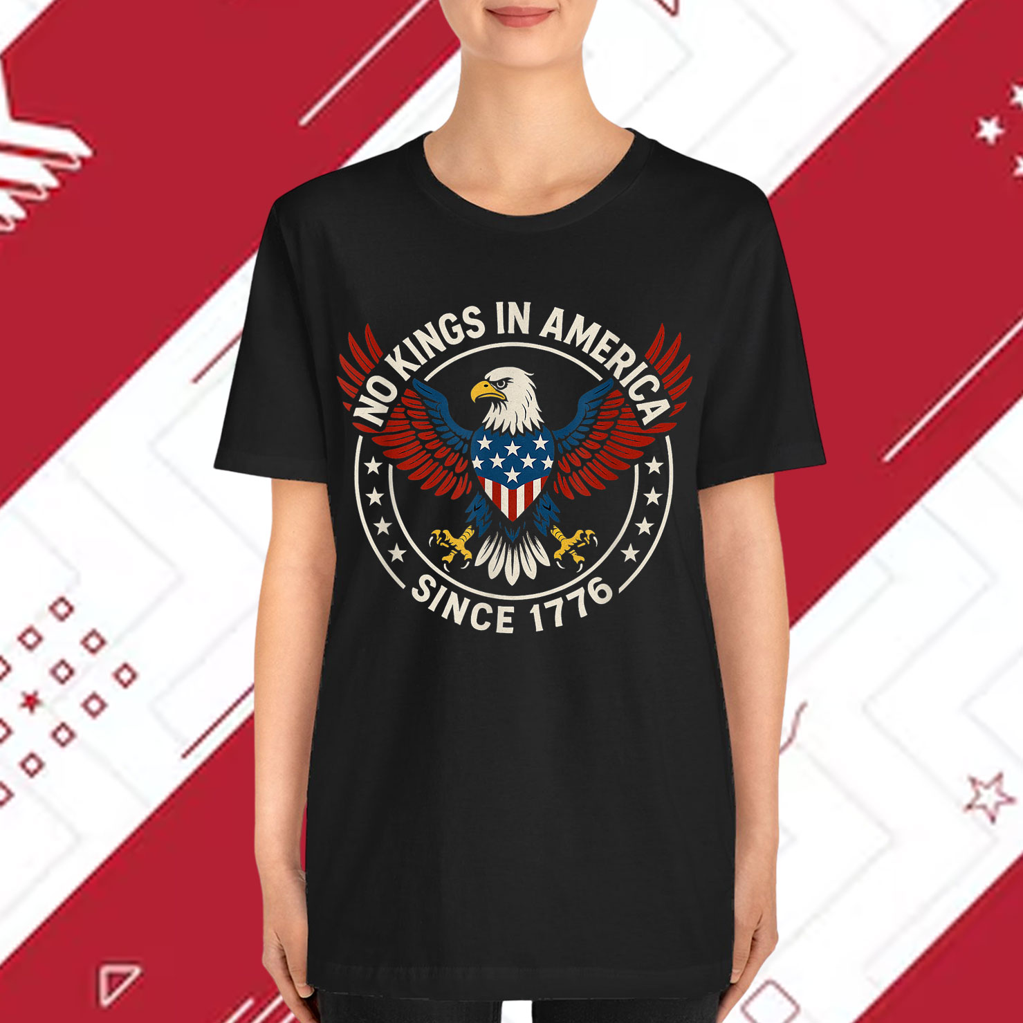 No Kings In America Since 1776 We The People T-Shirt