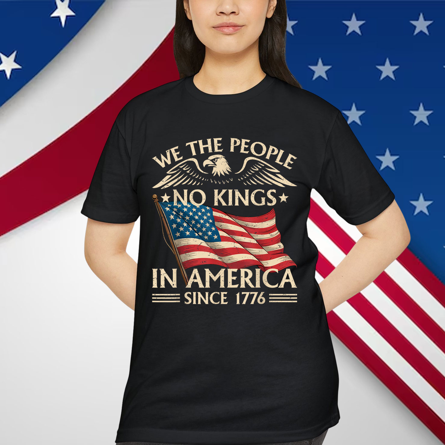 No Kings In America Since 1776 We The People Shirt