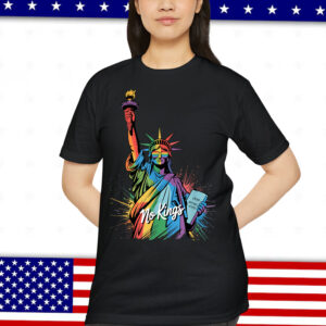 No Kings In America Statue Of Liberty Pride T-Shirt