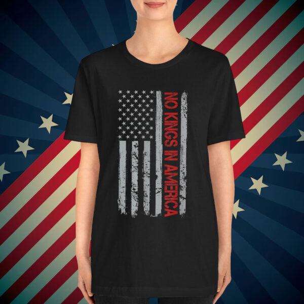 No Kings In America US Flag Vintage Shirt