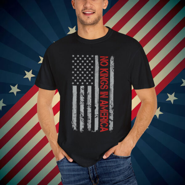 No Kings In America US Flag Vintage Shirt