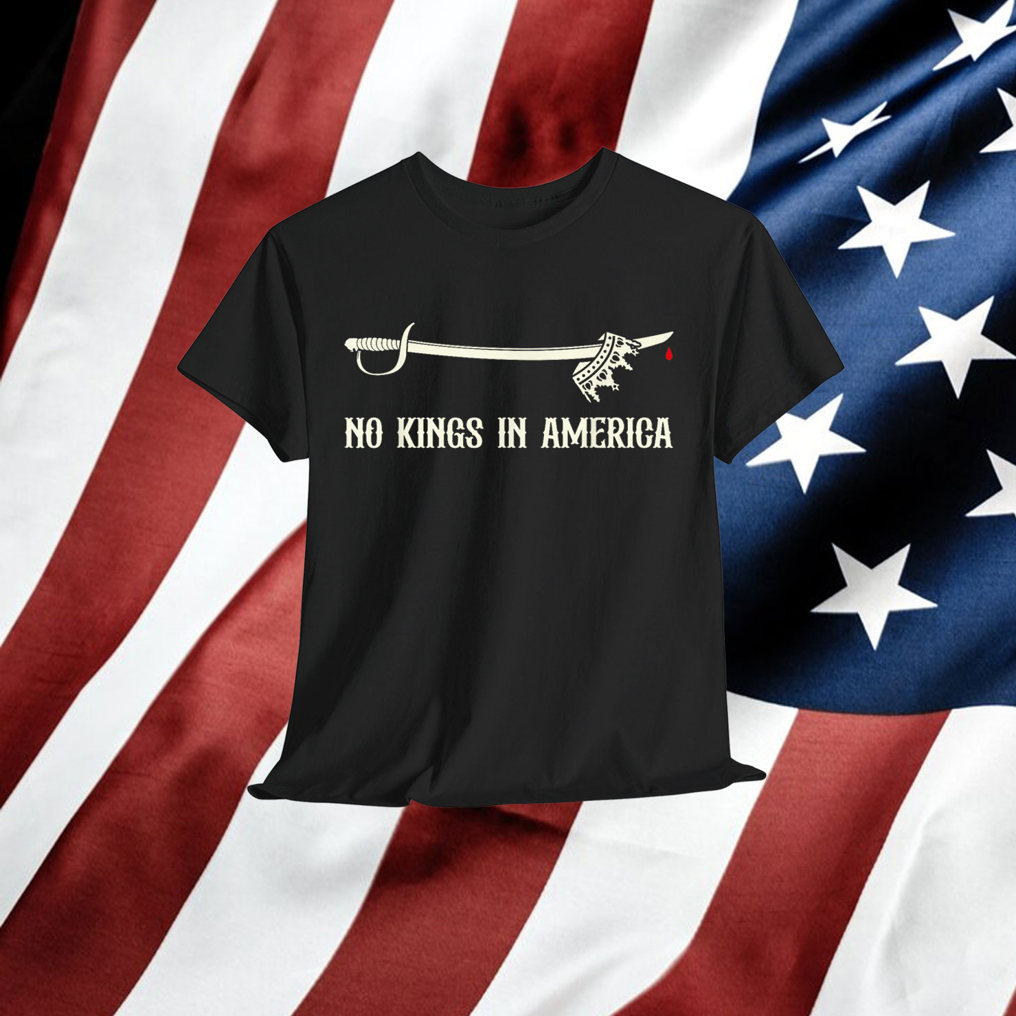 No Kings In America We The People Political Men Shirt