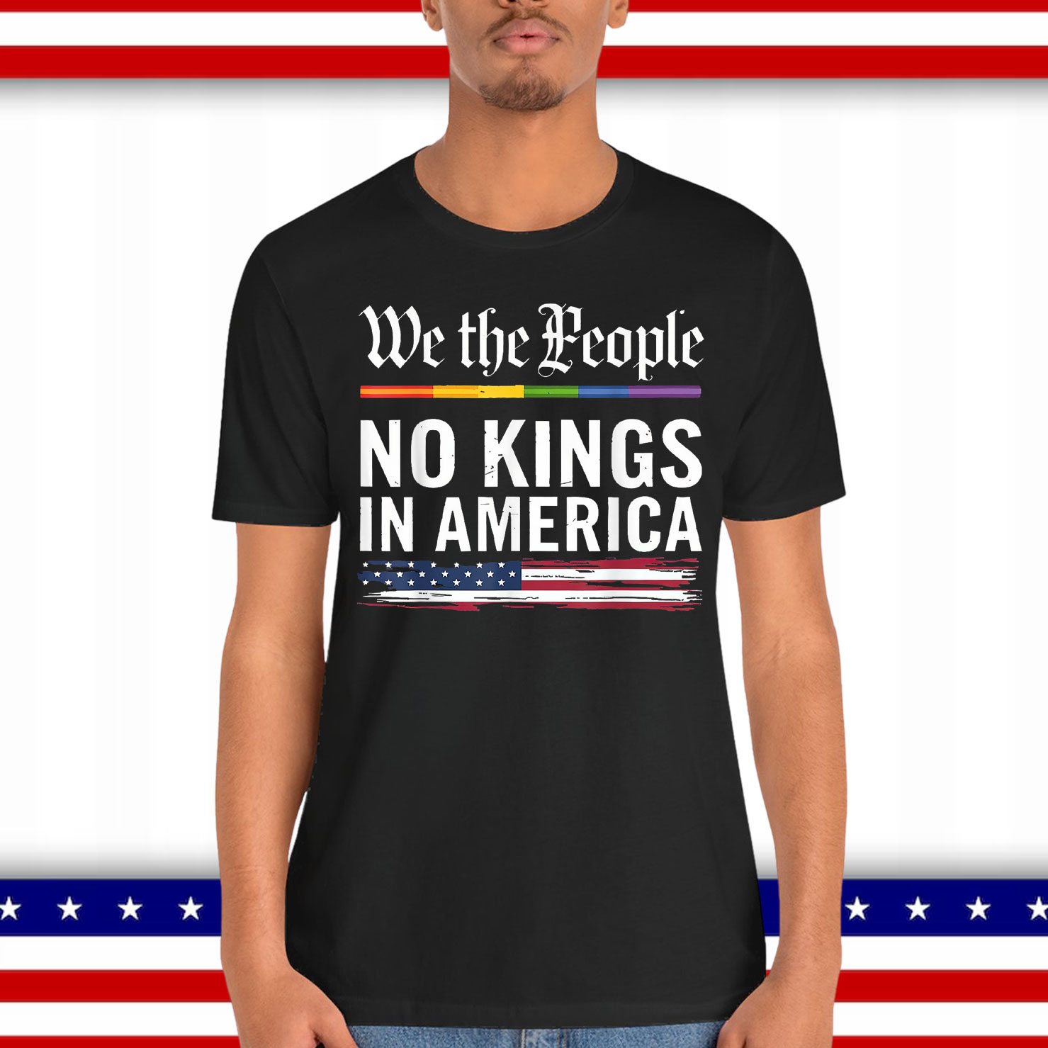 No Kings In America We The People Political Shirt